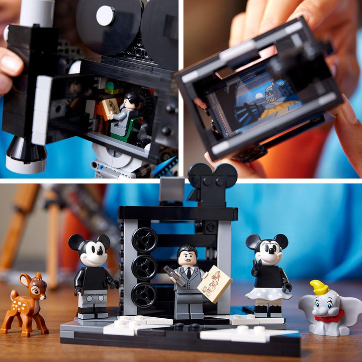 LEGO | Disney Kamera – Hommage an Walt Disney, Set für Erwachsene mit Micky- und Minnie Maus-Minifig