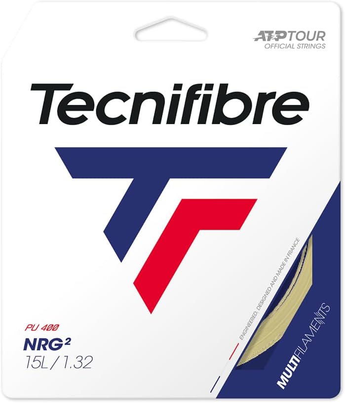 Tecnifibre Nrg² 12M Tennis Saitenset Multifil Nude 18 Natürlich, 18 Natürlich