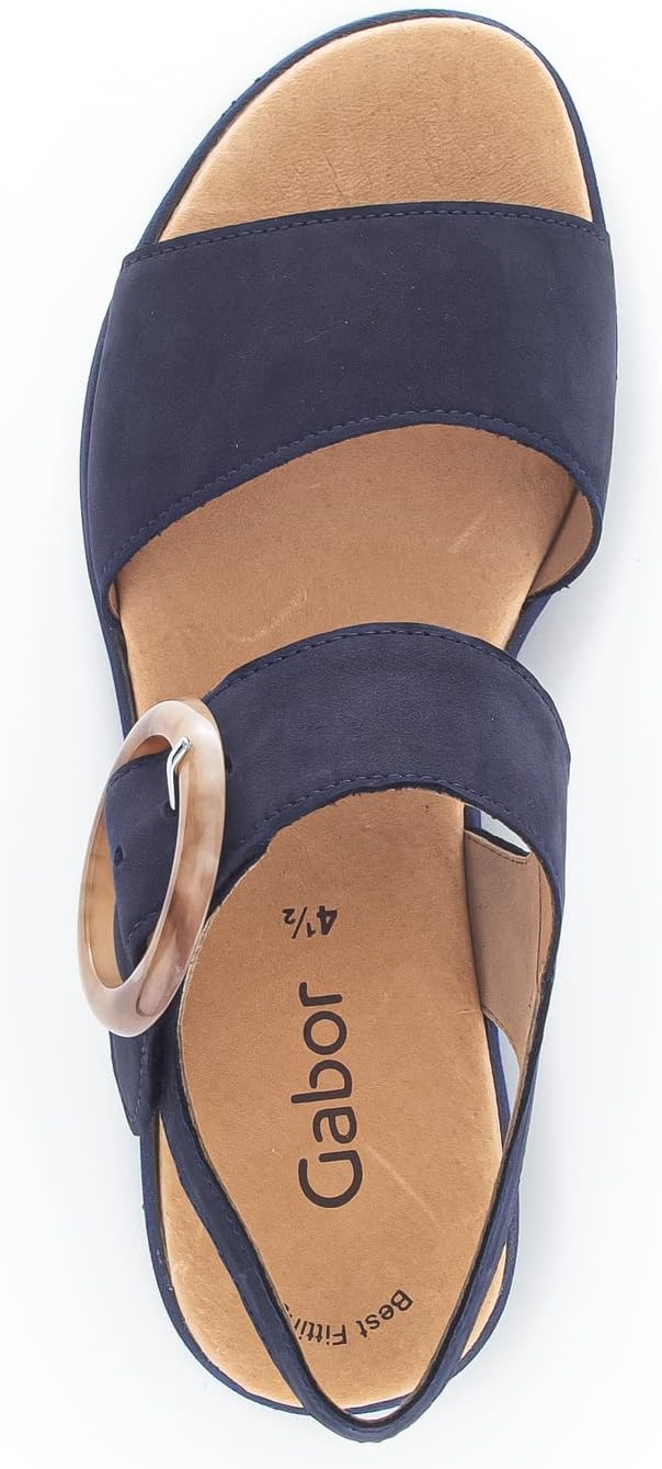 Gabor Andre Womens Sandals 37 EU Blau Blue, 37 EU Blau Blue