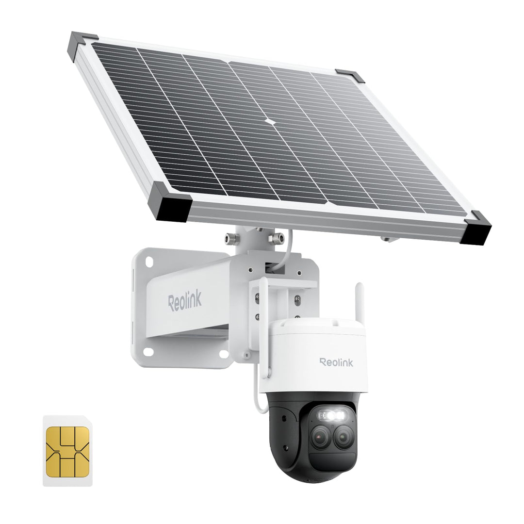 Reolink 4G LTE Überwachungskamera mit SIM Karte, 24/7-Aufzeichnung, 2K Kamera Outdoor Akku mit 30W S