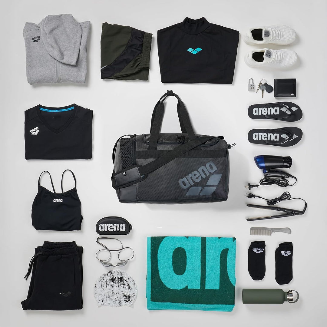 Arena Set Reisetasche, Kabinengrösse, kompakt, Teamgepäck, Reisetasche, 40 Liter 50 cm x 28 cm x 28