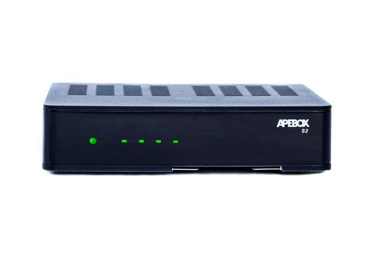 Apebox S2 Full HD Satelliten Receiver (1080p, HDTV, H.265, 1x DVB-S2, 2X USB2.0, HD-Out, LAN, Karten