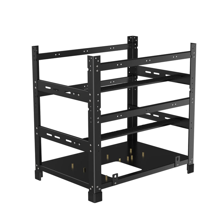 Mining Rig Frame Case 12 Gpu, Stahl Mining Rig Frame 52x52x36 cm, Ordentliches Open Air PC Case für