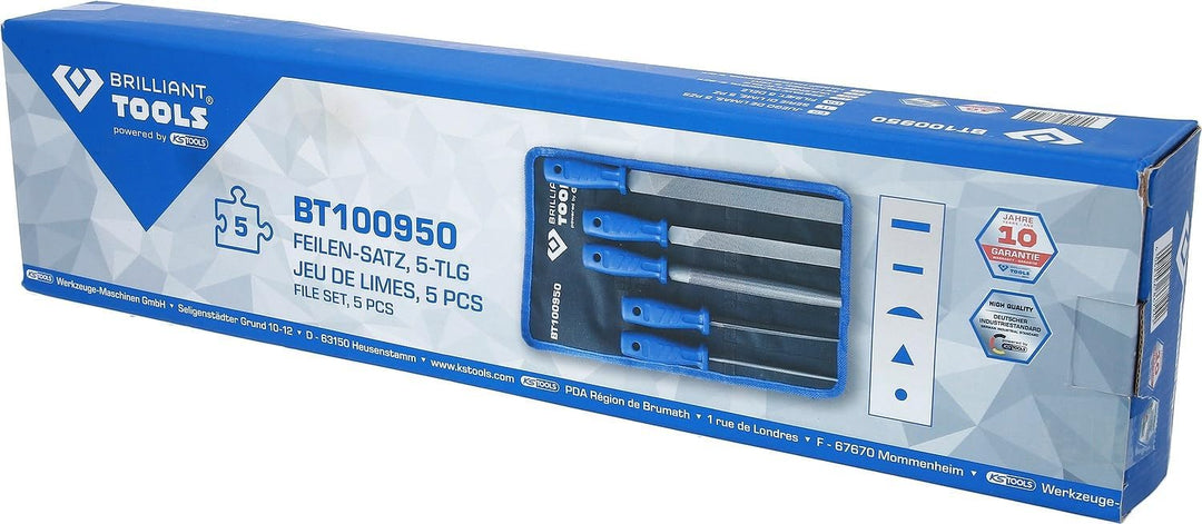 KS TOOLS Feilen-Satz, 5-tlg