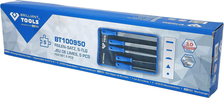 KS TOOLS Feilen-Satz, 5-tlg
