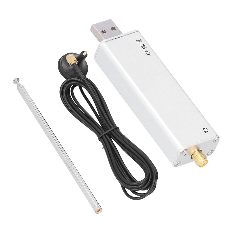 RTL SDR R820T2 V3 RTL2832U Tuner + Antenne + Antennenbasis-Kit FüR Radio-Scanning