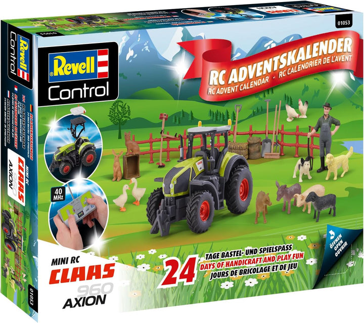 Revell Adventskalender RC Claas 960 Axio I Claas Traktor I Adventskalender zum Selbermachen I Weihna