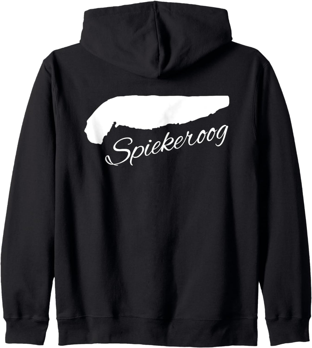 Spiekeroog Insel Silhouette Umriss Urlaub Reise Nordsee Meer Kapuzenjacke