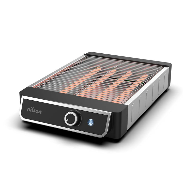 NTS1000FL4 Flach-Toaster, horizontal, 1000 W, 6 Toaststufen, manuelle Steuerung, digitaler Timer, Rö