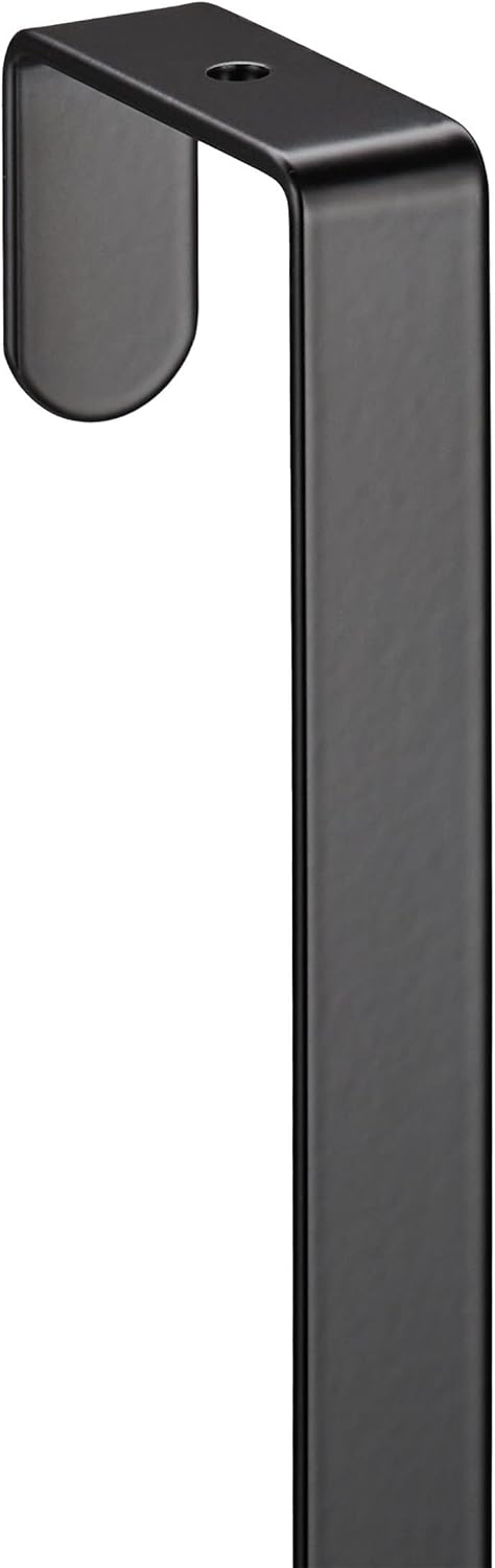 Relaxdays Türgarderobe, 10 Haken, Türhaken zum Einhängen, für 4 cm Tür, Flur & Schlafzimmer, Kleider