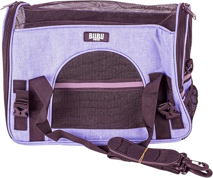 Quibropets Bubupets Transportbox für Haustiere, Transportbox für Hunde und Katzen, robust und bequem