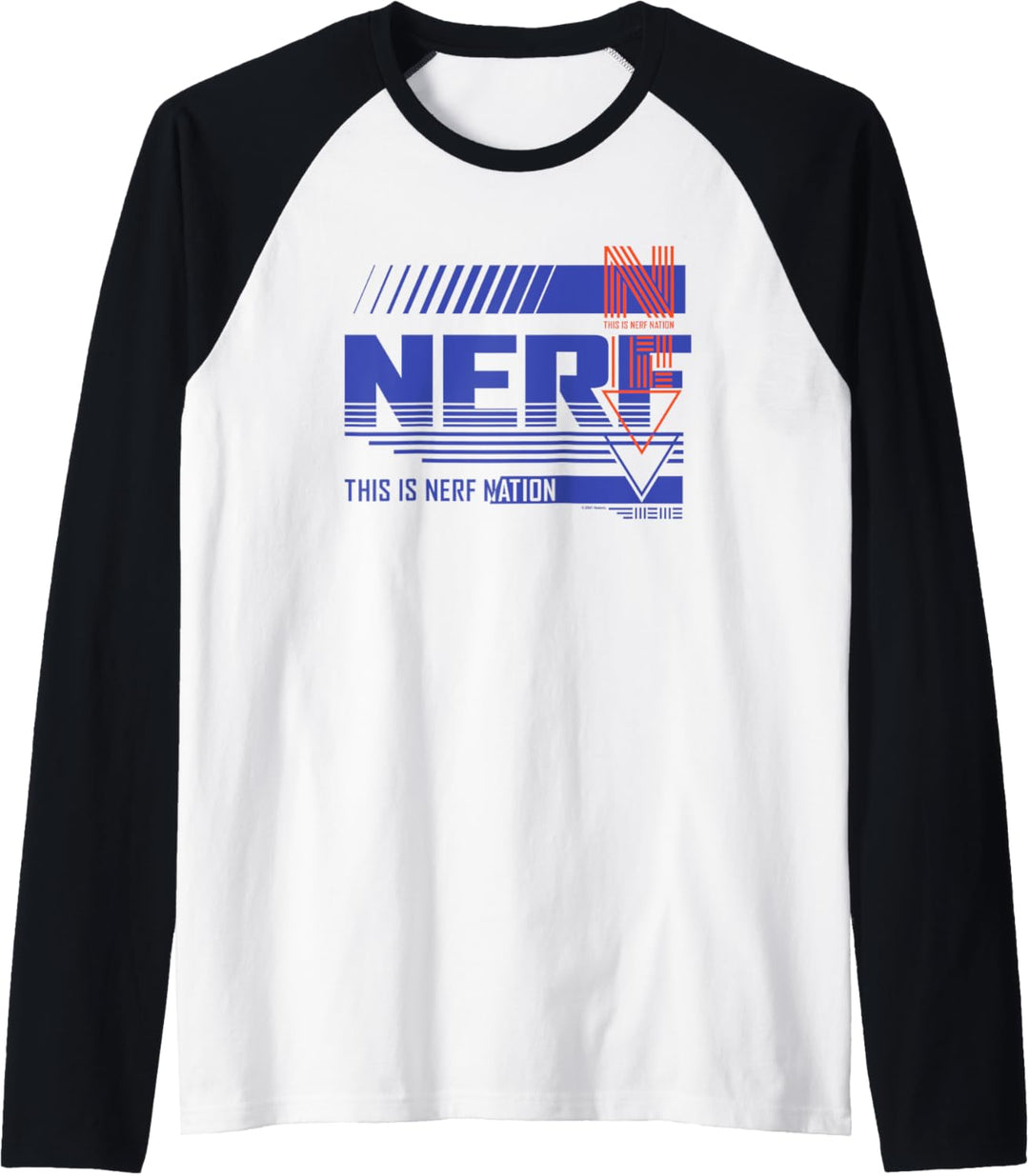 Nerf This Is Nerf Nation Mashup C1 Raglan