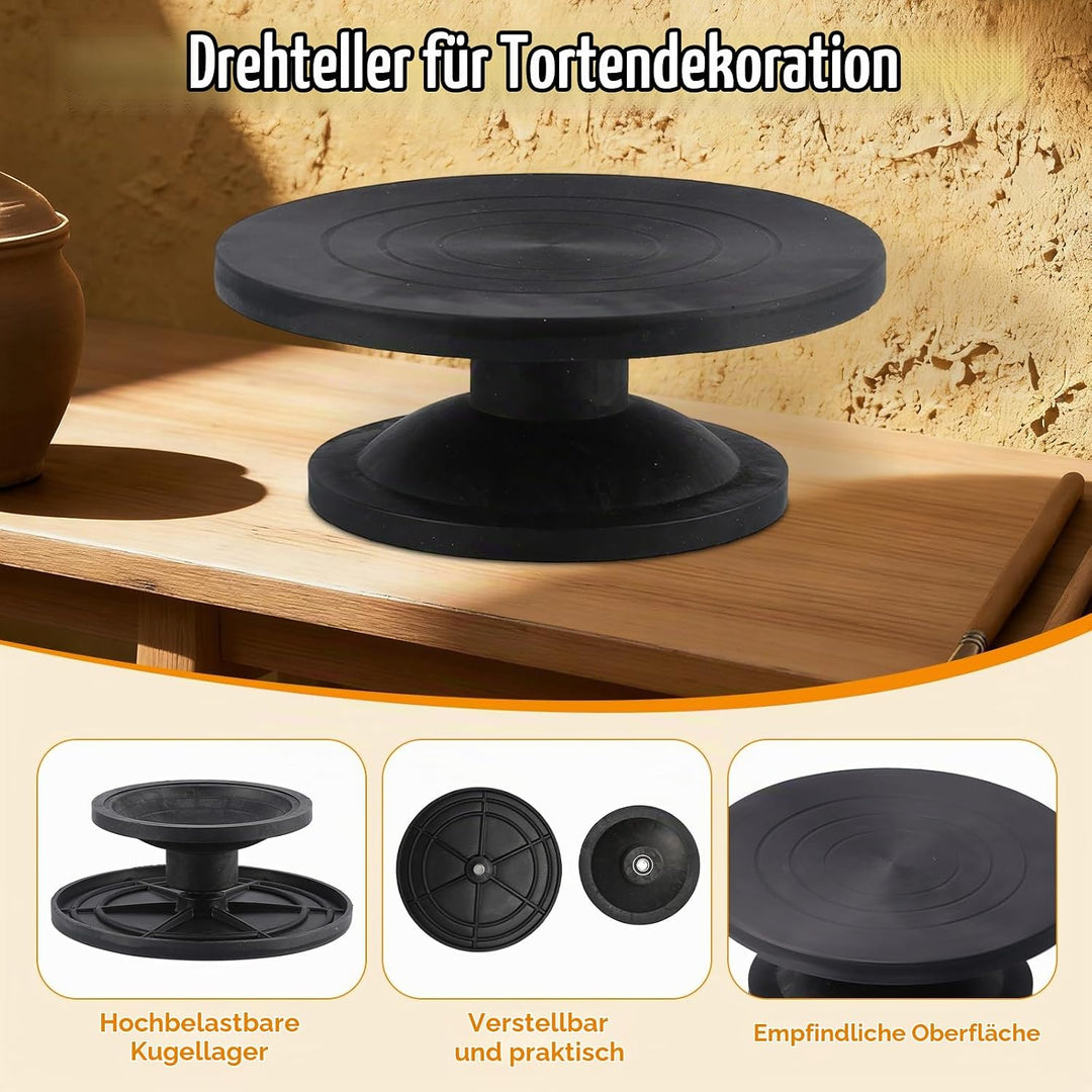 Keramik Drehteller Gimbal, 30cm / 11,8 Zoll Töpfer Scheibe, Töpferscheibe Plattenspieler mit Rutschf