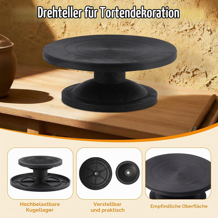 Keramik Drehteller Gimbal, 30cm / 11,8 Zoll Töpfer Scheibe, Töpferscheibe Plattenspieler mit Rutschf
