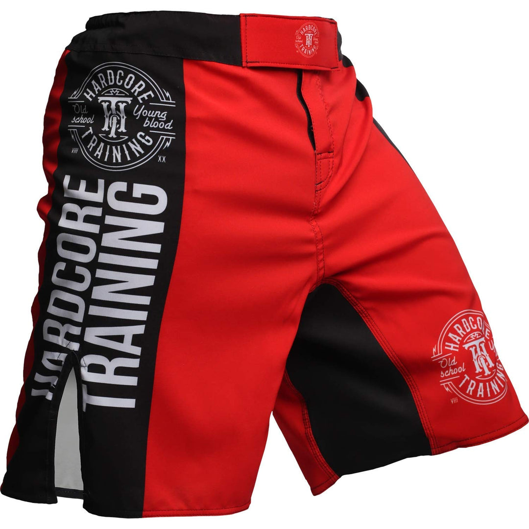 Hardcore Training Shorts Recruit Men's Schwarz Grün Rot Lila Navy Blau Kurze Hose Herren Boxen Kampf