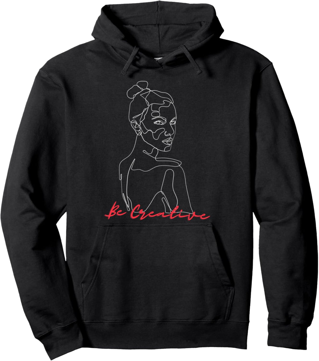 Aesthetic Girl Geschenk Soft Girl Be Creative Sei Kreativ Pullover Hoodie