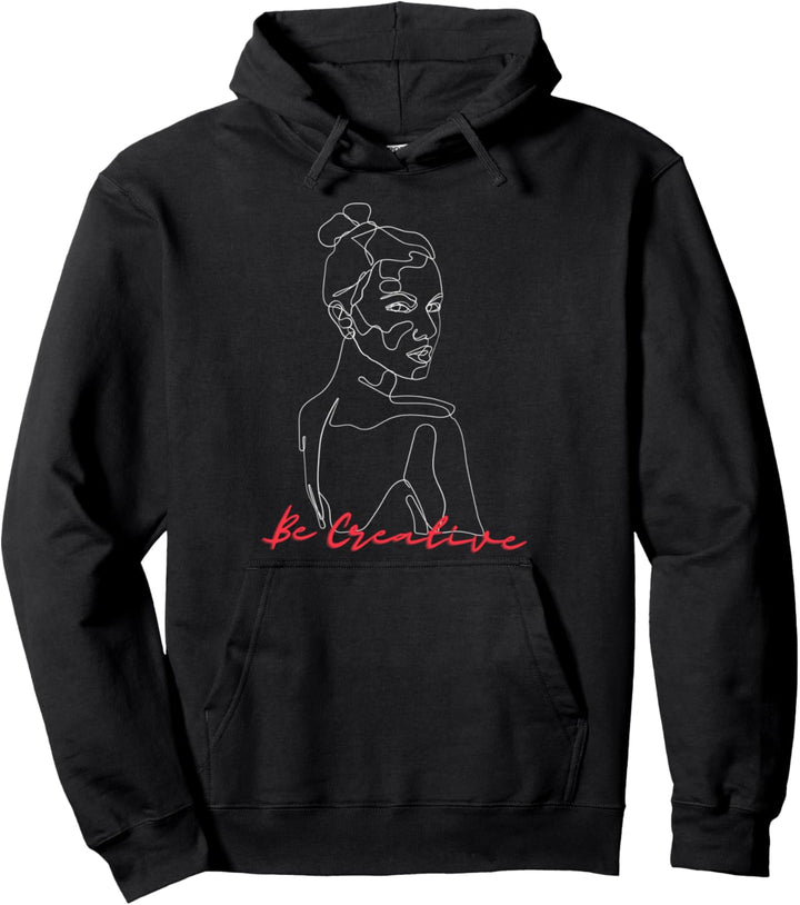 Aesthetic Girl Geschenk Soft Girl Be Creative Sei Kreativ Pullover Hoodie