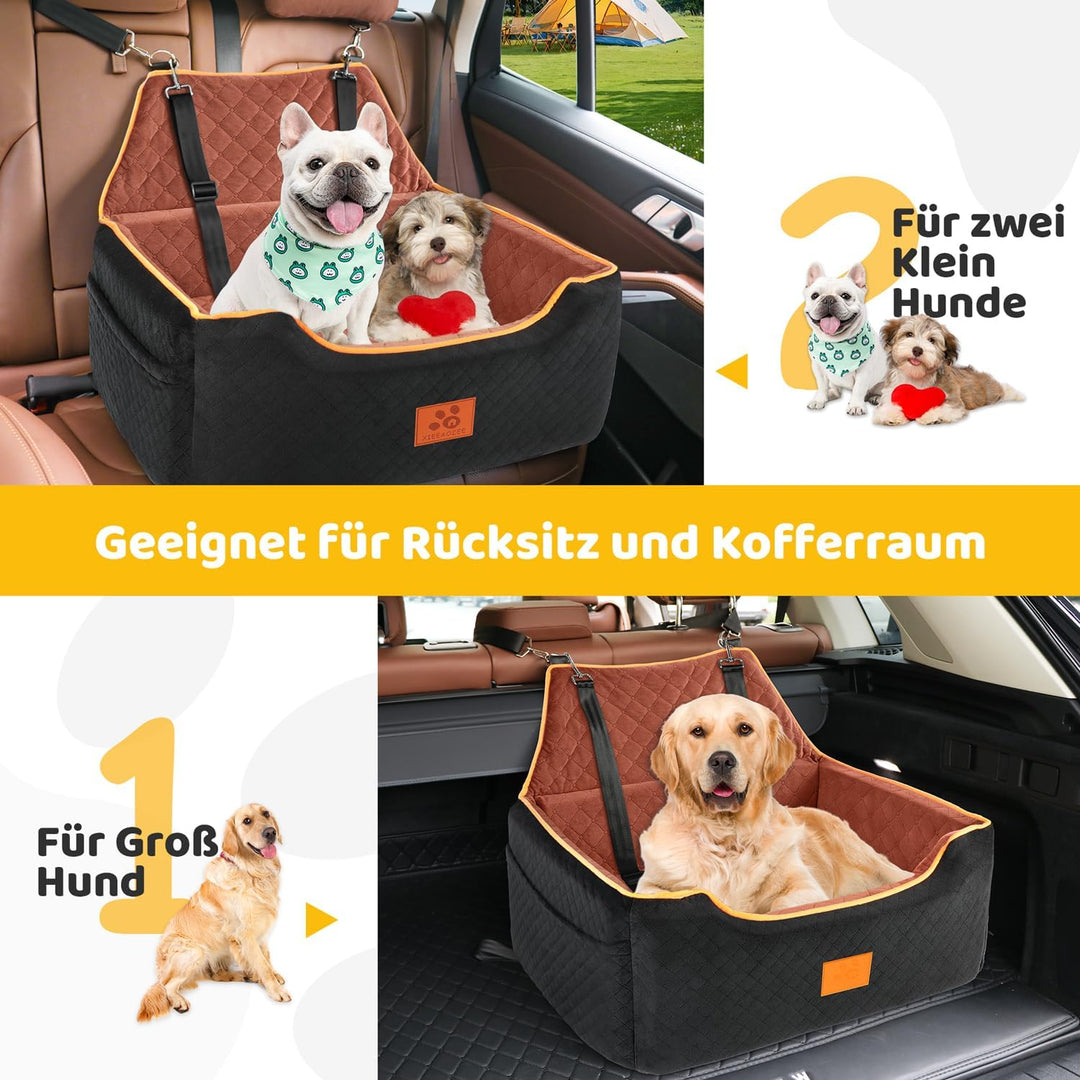 GL GLENSLAVE Hundesitz für grosse/mittlere Hund, Hundeerhöhungssitz unter 55Lbs oder 2 kleine Hunde,