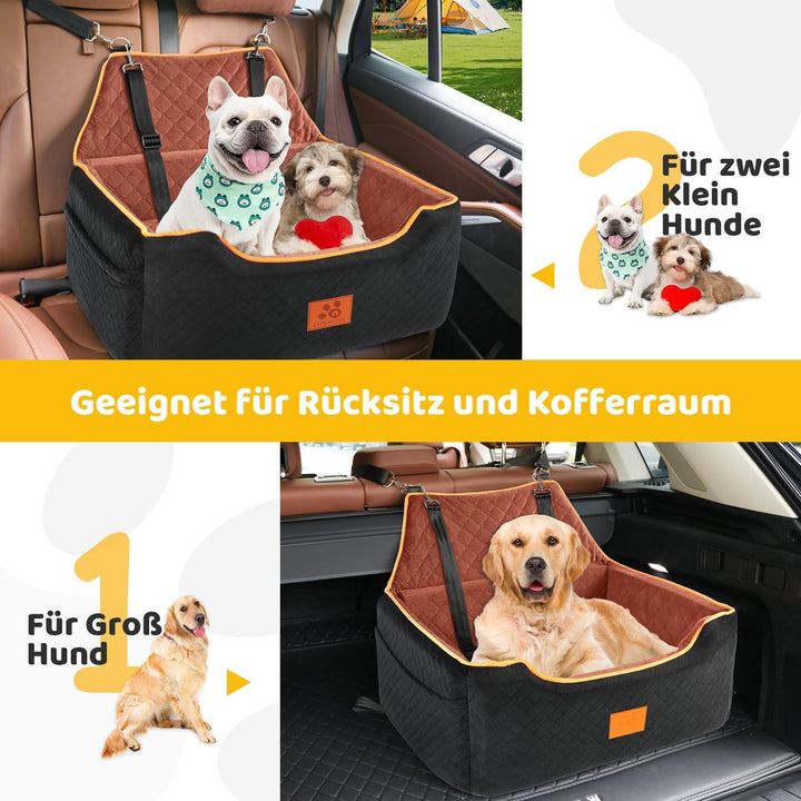 GL GLENSLAVE Hundesitz für grosse/mittlere Hund, Hundeerhöhungssitz unter 55Lbs oder 2 kleine Hunde,