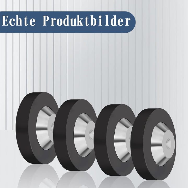 Lautsprecherfüsse 4 Pcs 39mm×13mm mit POM Edelstahl-Lautsprecherpads HiFi Geräte Füsse für HiFi-Laut