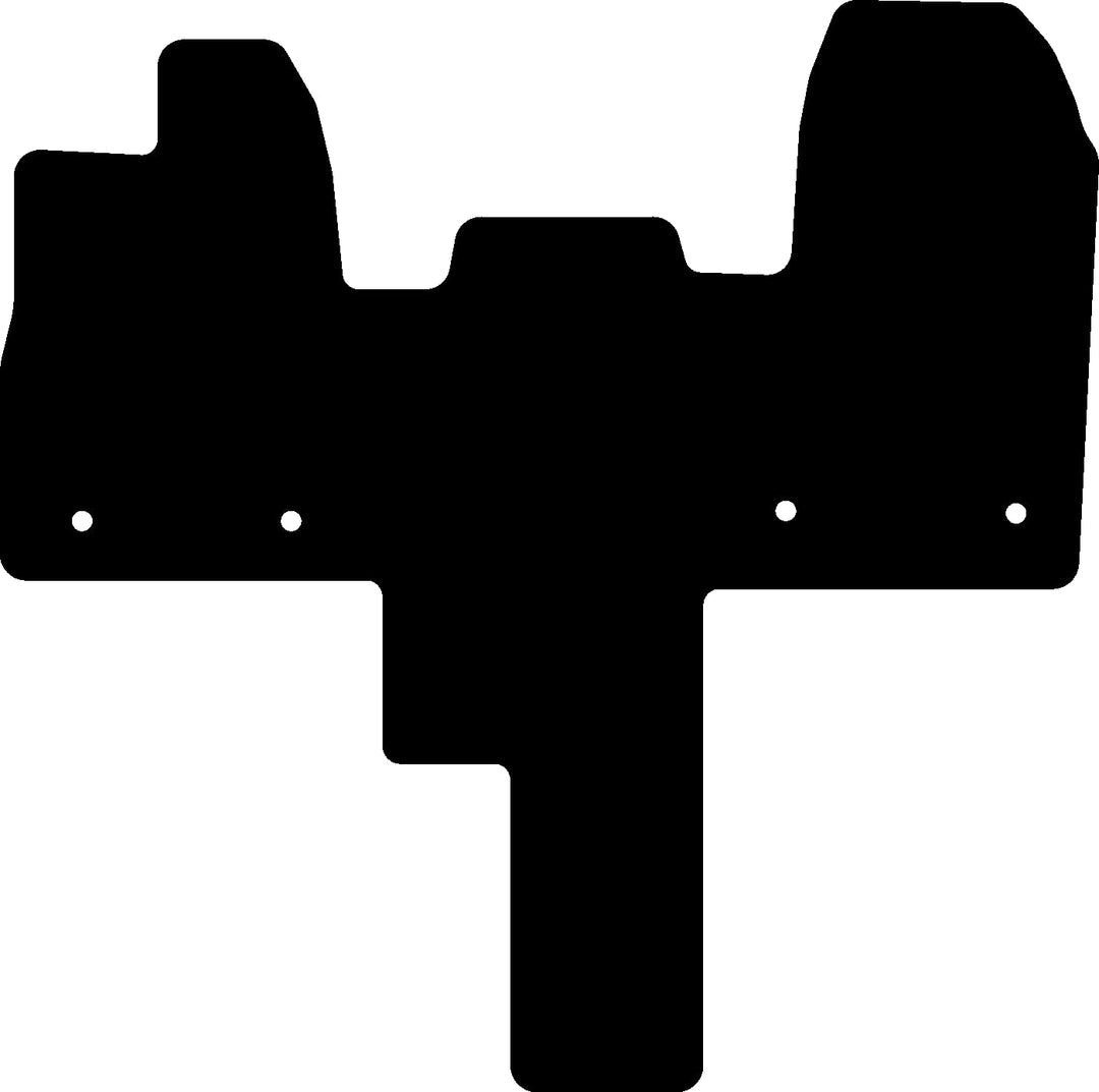 Fussmatten passend für Ford Transit 2019-2026 Passend zur Ausführung: Wohnmobil | Schaltgetriebe | H