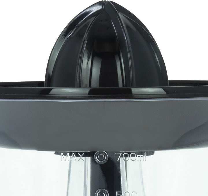 JOCCA - Elektrischer Entsafter 40W, 0.7L / Modernes und stylisches Design | BPA FREE Schwarz, Schwar