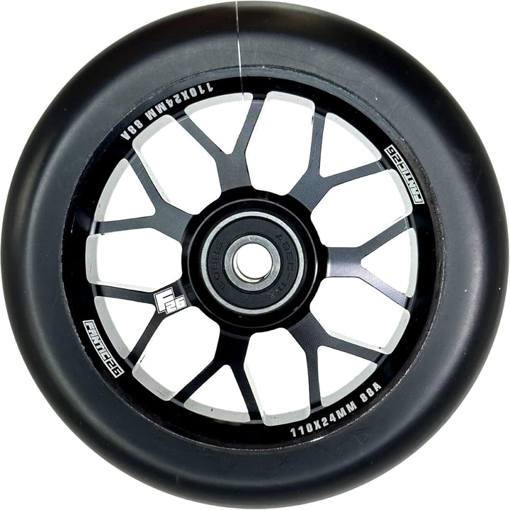 Fantic26 Spy7 Stunt Scooter Rolle I Trick I Tret I Kinder I Roller I Wheel I 110mm I ABEC 11 I Schne
