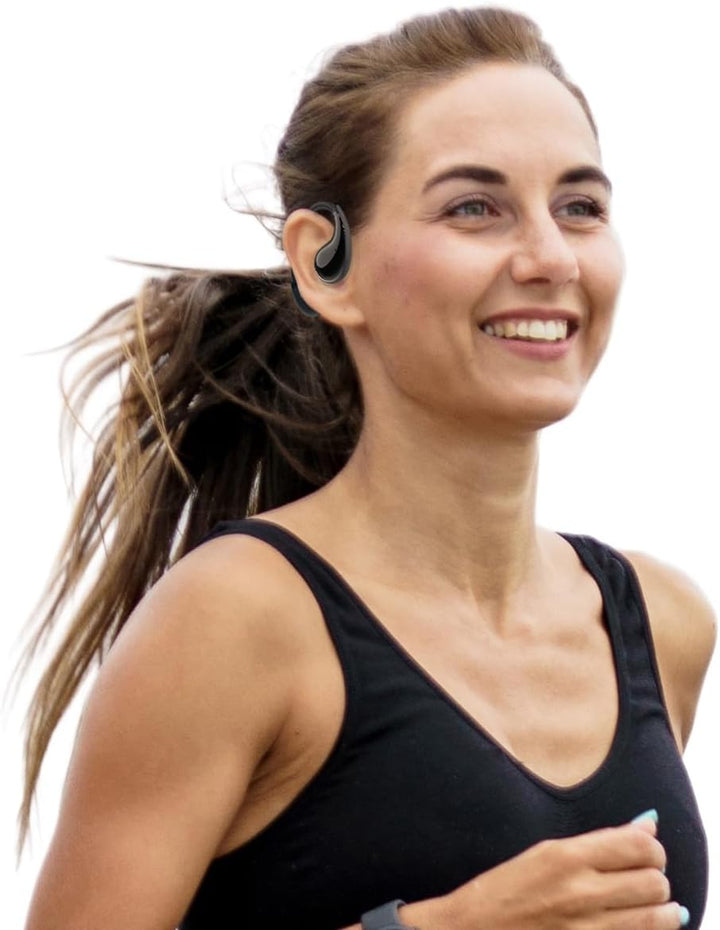 Snug 10 Open-Ear Sport Bluetooth-Ohrhörer – Ultraleichte kabellose Kopfhörer mit Ohrbügel, sicherer