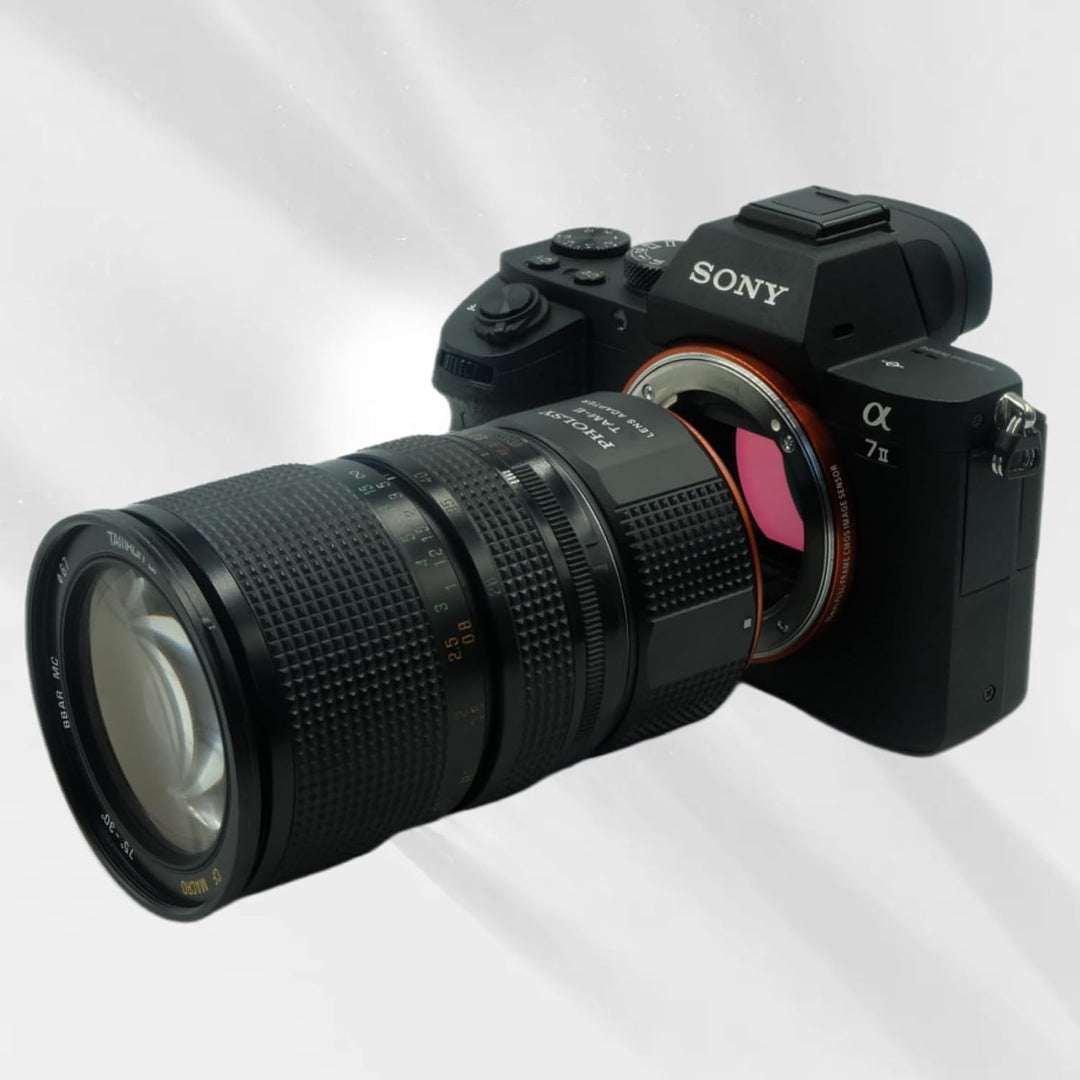 PHOLSY Objektivadapter Kompatibel mit Tamron (ADAPTALL-2) Objektiv auf Sony E Kameragehäuse Alpha a7