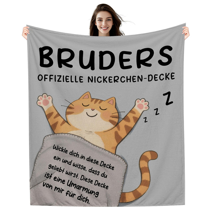 Amorea Bruders offizielle Nickerchen-Decke Lustiges Geschenk für Bruder Geburtstag Abschlussfeier Br