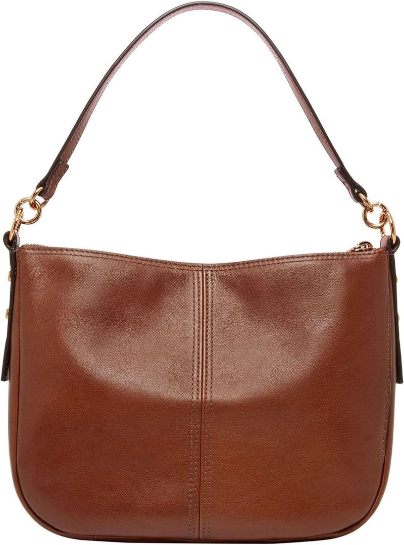 Fossil Damen Jolie Crossbody Ledertasche 27,9 cm L x 7,6 cm B x 20,3 cm H Braun, Braun