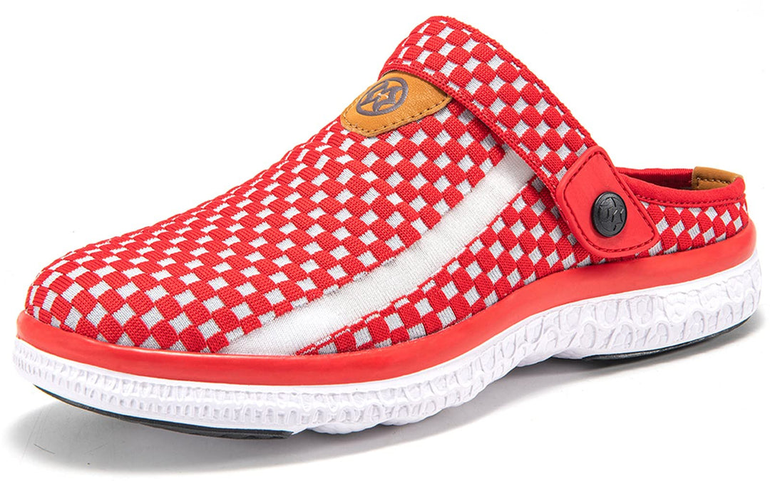 Clogs Hausschuhe Herren Damen Pantoletten Gartenschuhe Sommer Gartenclogs Atmungsaktiv rutschfest Sa