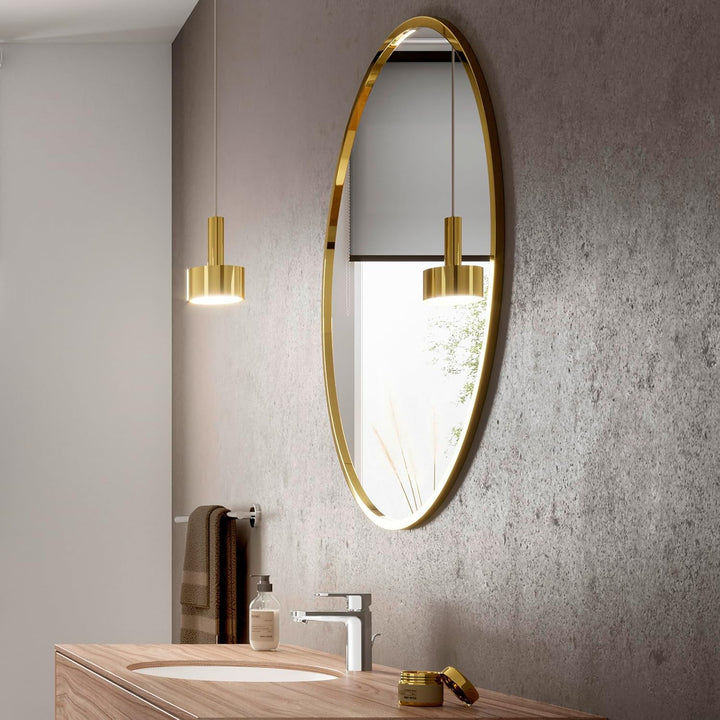 hansgrohe Waschtischarmatur Vernis Blend, Wasserhahn Bad mit Auslauf Höhe 100 mm, mit Zugstange, Bad