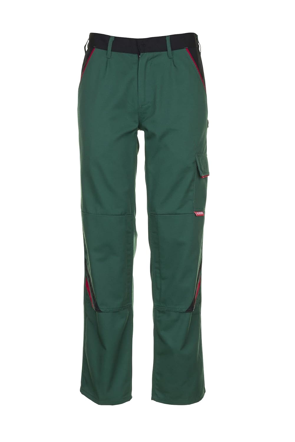 Planam Highline Herren Bundhose grün schwarz rot Modell 2325, Grösse 68 Grün/Schwarz/Rot 68, Grün/Sc