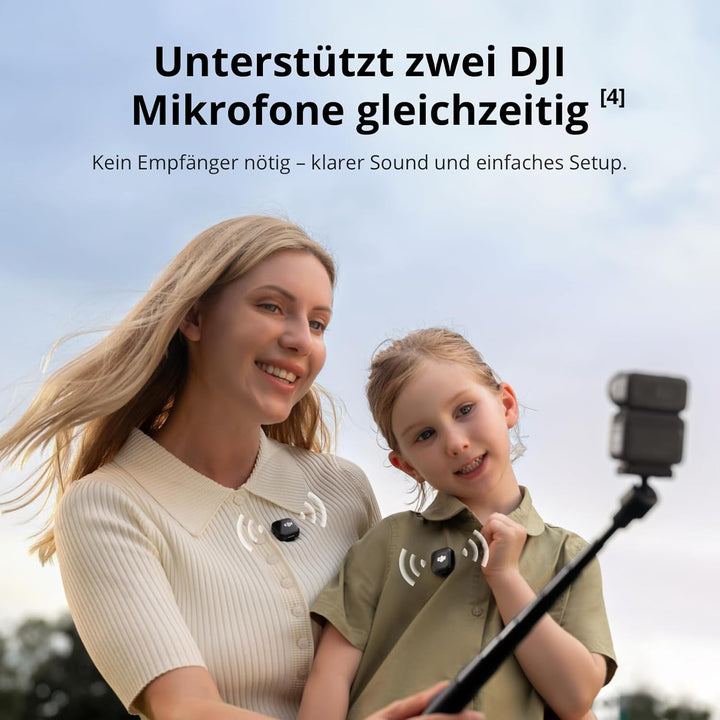 DJI Osmo Nano Haustier Combo (128GB) - 4K/60fps kleine Vlogging-Kamera mit 1/1,3″ Sensor, 143° Weitw