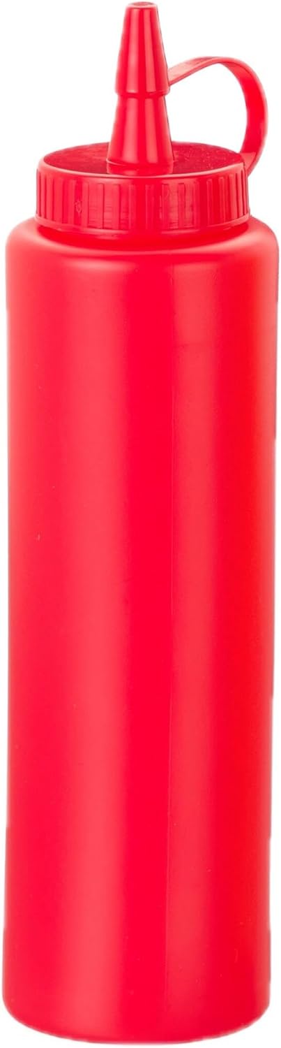 Relaxdays 18 x Squeeze Flasche, für Saucen, zum Quetschen, nachfüllbar, Zuhause &amp; Gastronomie, Dosie