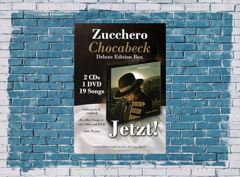 Zucchero - Chocabeck, 2012 » Konzertplakat/Premium Poster | Live Konzert Veranstaltung | DIN A1 «