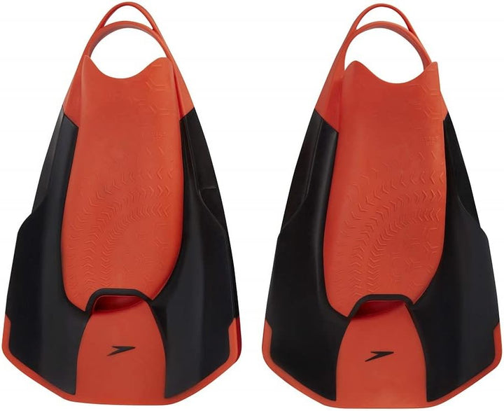 Speedo Unisex Erwachsene Fastskin Kickfin Kick Fin 3/4 Schwarz/Siren Rot, 3/4 Schwarz/Siren Rot