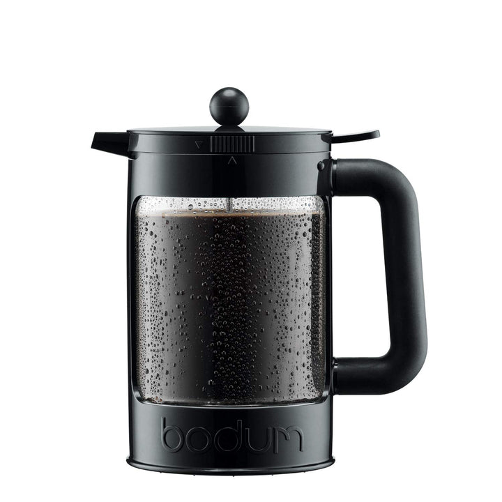 Bodum k11683 – 01 Bean Kaffeebereiter Eiskaffee Kunststoff schwarz 12,5 x 20 x 22,7 cm 1,5 l, Schwar