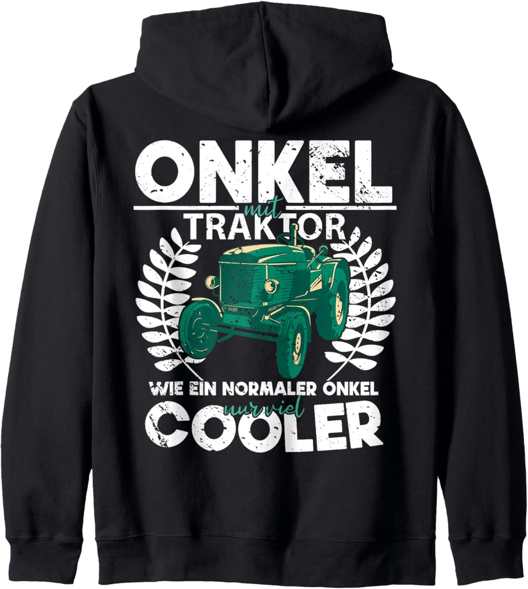 Onkel mit Traktor wie ein normaler Onkel nur viel cooler Kapuzenjacke