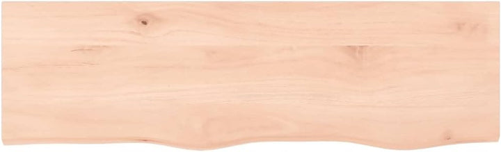 vidaXL Waschtischplatte 100x30x4 cm Massivholz Unbehandelt Natur 100 x 30 x 4 cm, Natur 100 x 30 x 4