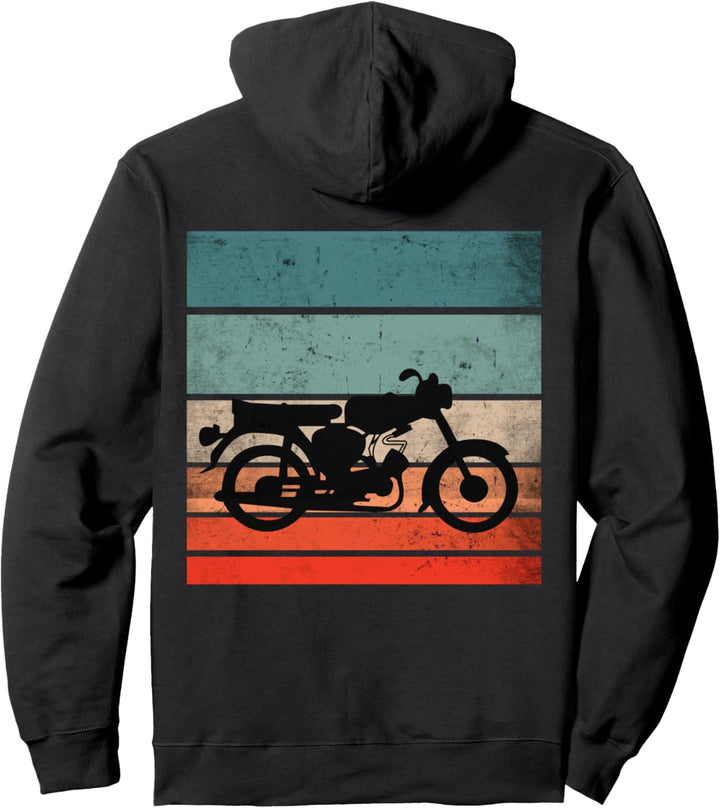 Motorrad Retro Moped s51 Simme Mopedfahrer ddr fahrzeuge Pullover Hoodie