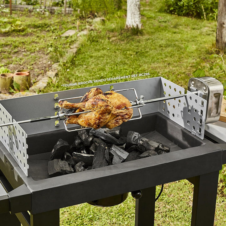 Cook in Garden ac084 Motor Drehspiess Elektrische Edelstahl 20,5 x 11,5 x 10 cm