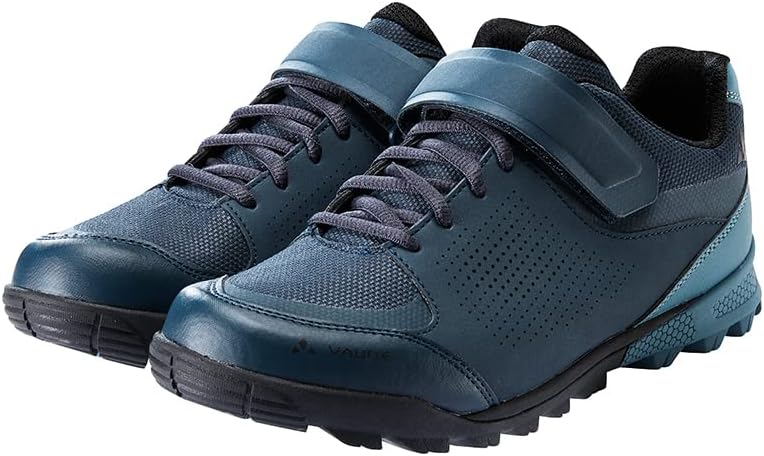 VAUDE Unisex Downieville Low Mountainbike Schuh 36 EU Blue Gray Dark Sea, 36 EU Blue Gray Dark Sea