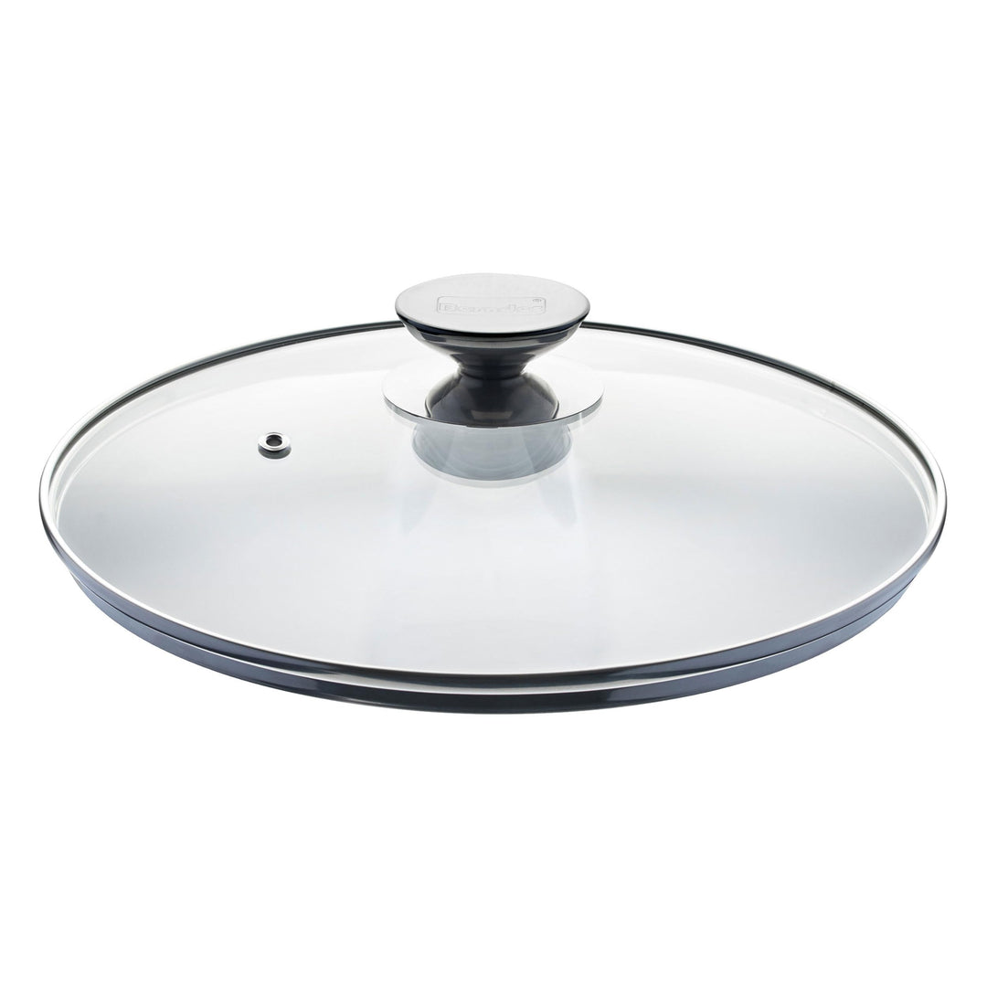 Berndes Topfdeckel Titanium Special Edition 28 cm, Glasdeckel passend für Topf und Pfanne mit 32 cm