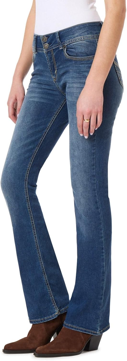 WallFlower Damen Instastretch Luscious Curvy Bootcut Jeans 1 Lang Magie, 1 Lang Magie