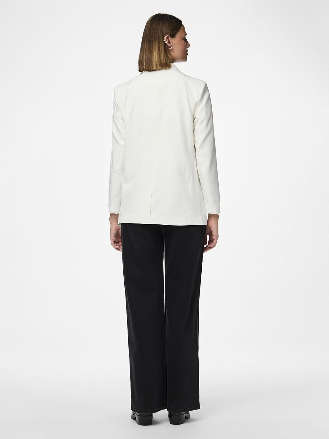 PIECES Damen Pcbozzy Ls Loose Noos Bc Blazer XS Cloud Dancer, XS Cloud Dancer
