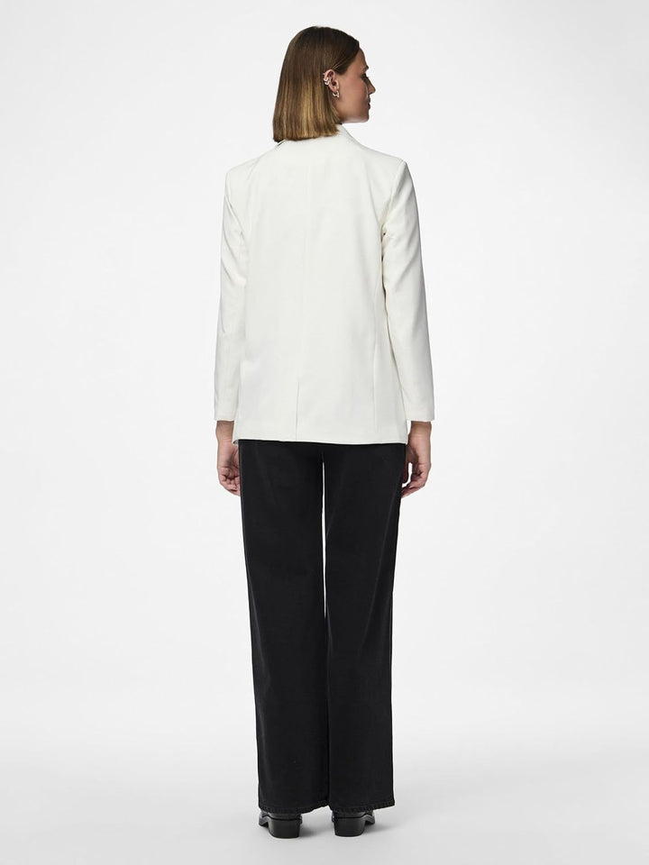 PIECES Damen Pcbozzy Ls Loose Noos Bc Blazer XS Cloud Dancer, XS Cloud Dancer