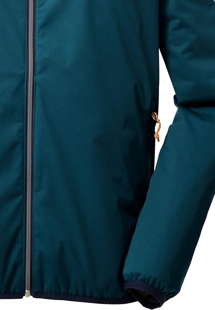 Killtec Herren Kos 60 Mn Jckt 2-Lagen Fuktionsjacke/Outdoorjacke mit Kapuze, packbar S petrol, S pet