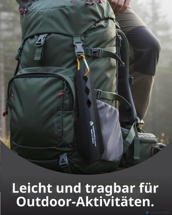 NACETURE Ultraleichte Backpackkelle aus Aluminium, kleines Töpfchen-Multitool mit längerem Griff, un